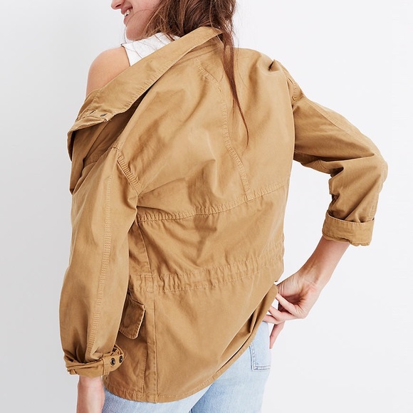 Madewell Prospect Jacket Dark Sahara Tan Khaki XS - Picture 7 of 8